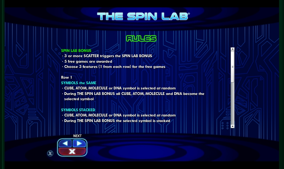 the spin lab slot machine detail image 1