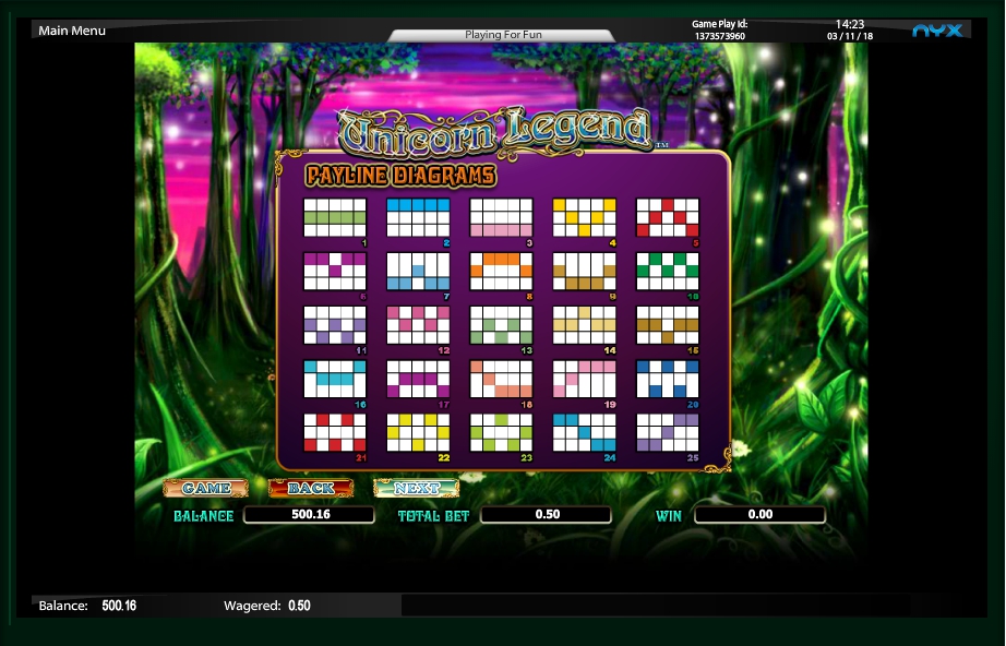 unicorn legend slot machine detail image 1