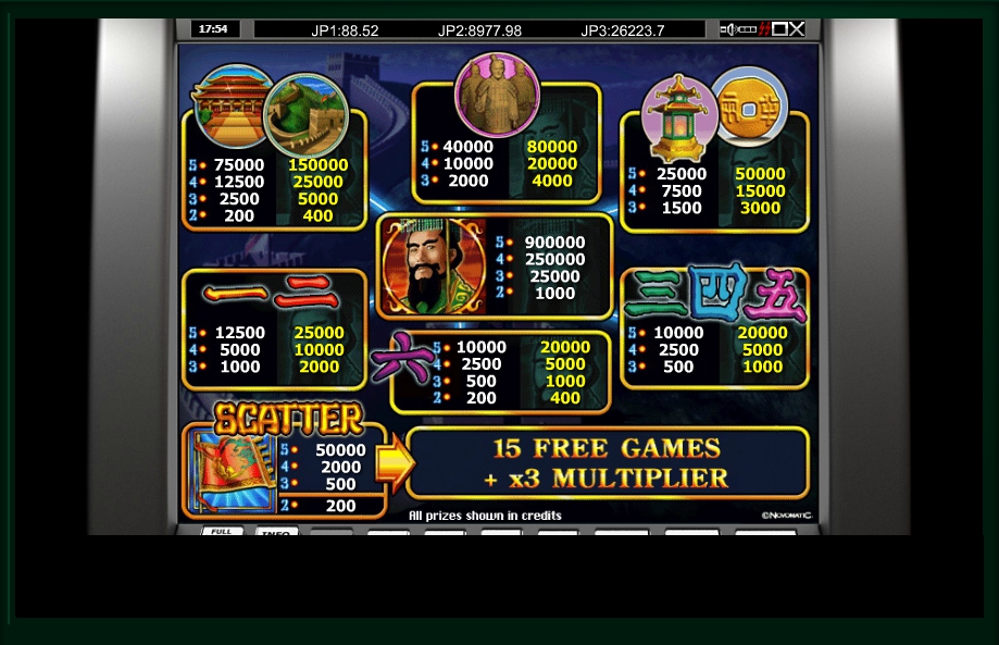 emperor’s china slot machine detail image 0