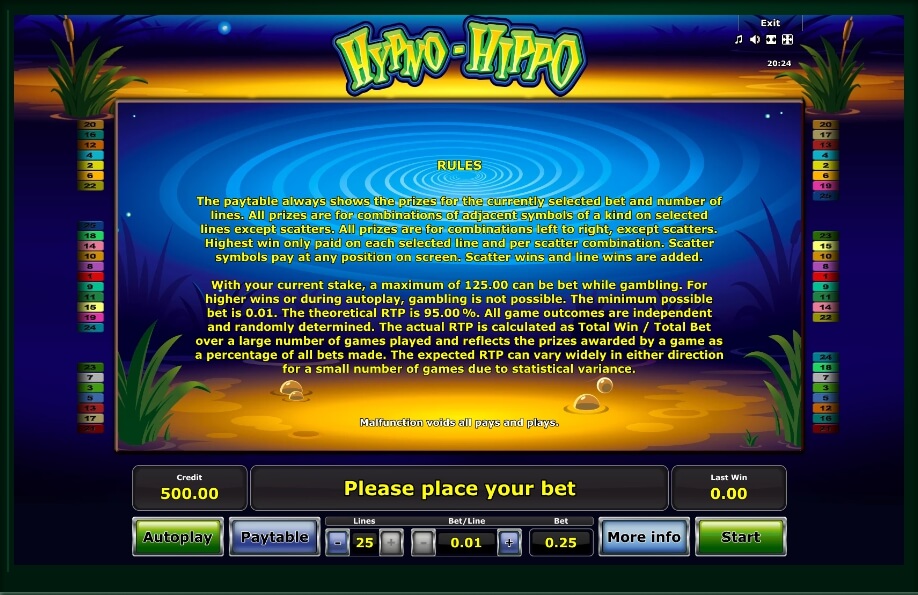 hypno hippo slot machine detail image 0