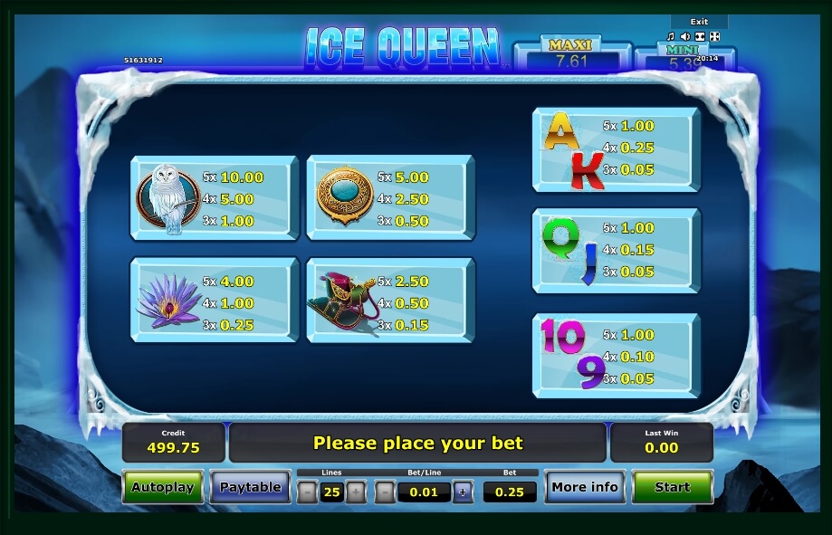 ice queen slot machine detail image 4