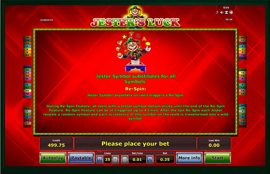 jesters luck slot machine detail image 1