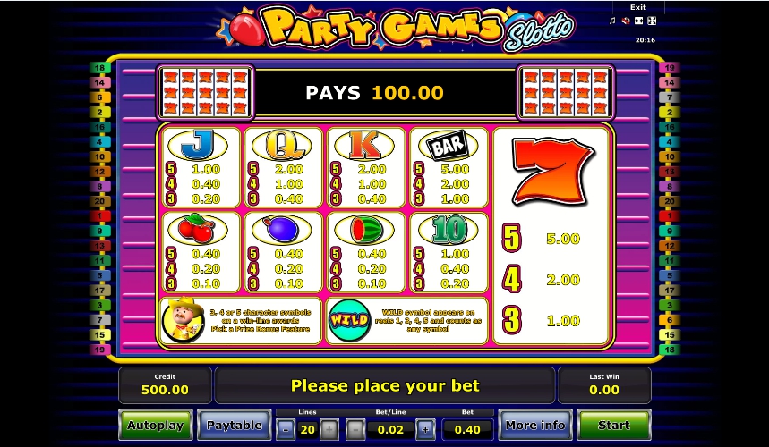 party games slotto slot machine detail image 10