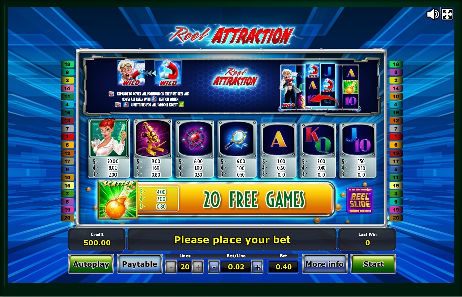 reel attraction slot machine detail image 0