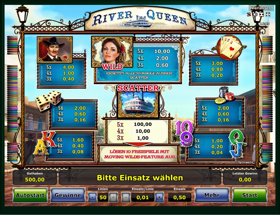 river queen slot machine detail image 0