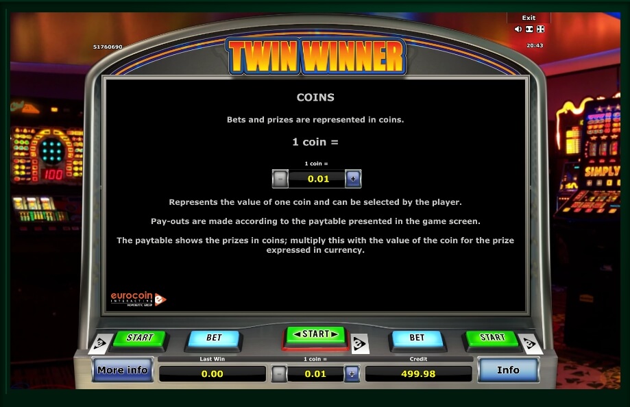 twin winner slot machine detail image 1
