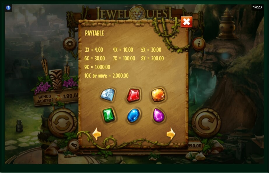 jewel quest riches slot machine detail image 7