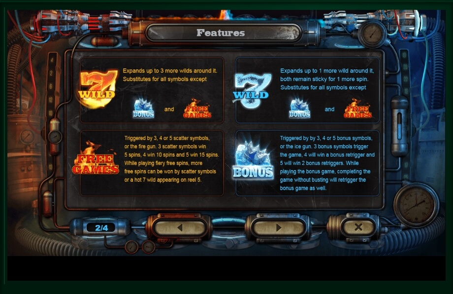 fire vs ice the eternal battle slot machine detail image 2