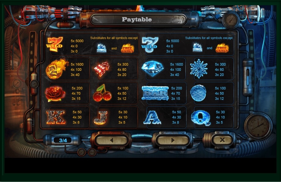 fire vs ice the eternal battle slot machine detail image 1