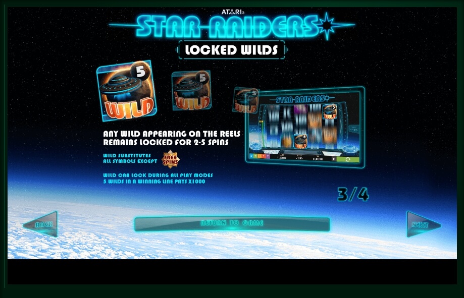 star raiders slot machine detail image 1