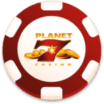 Planet 7 Casino Bonus Chip logo