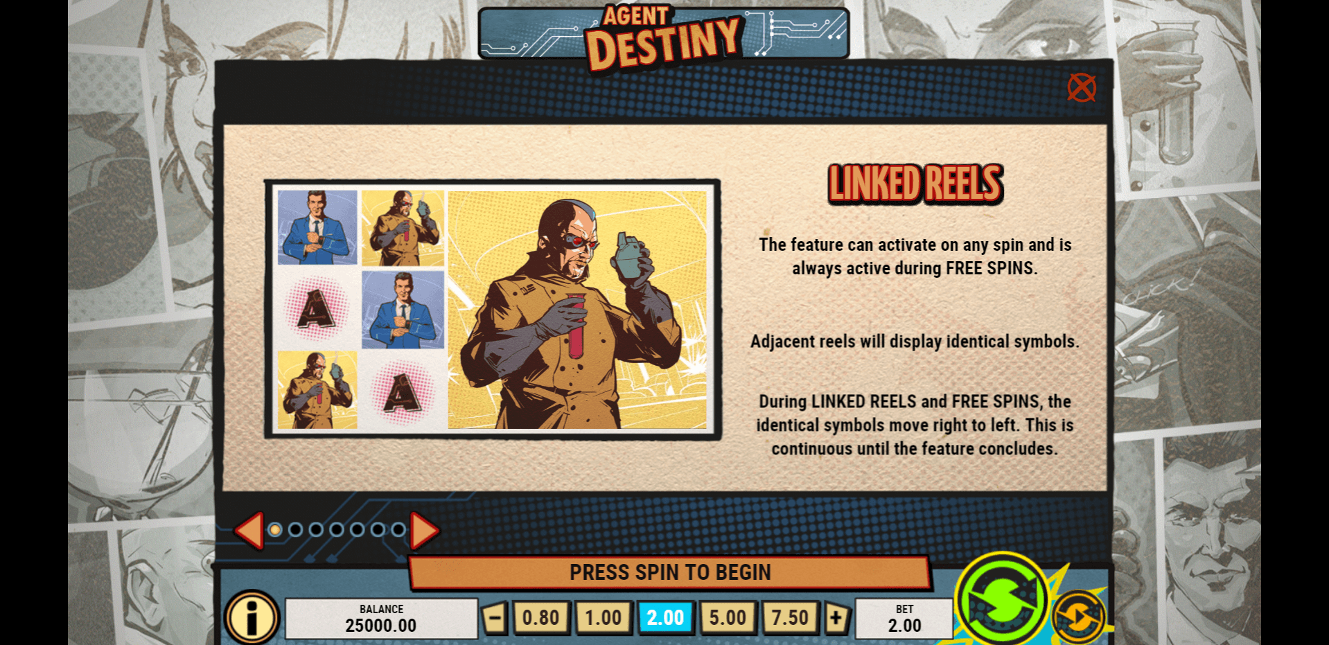 agent destiny slot machine detail image 0