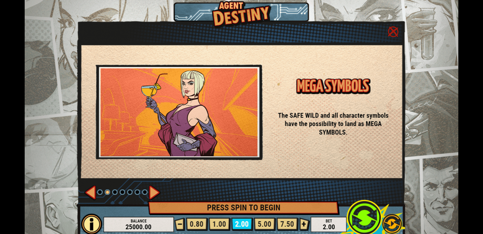 agent destiny slot machine detail image 1