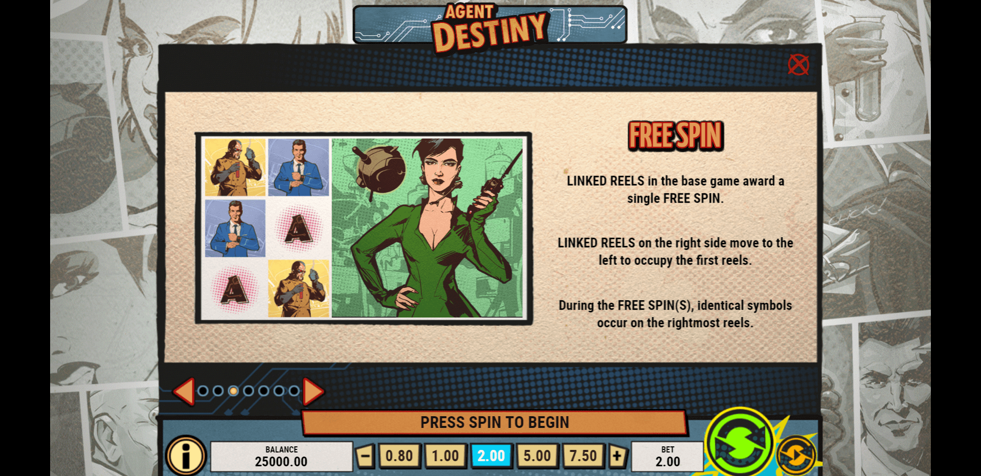 agent destiny slot machine detail image 2
