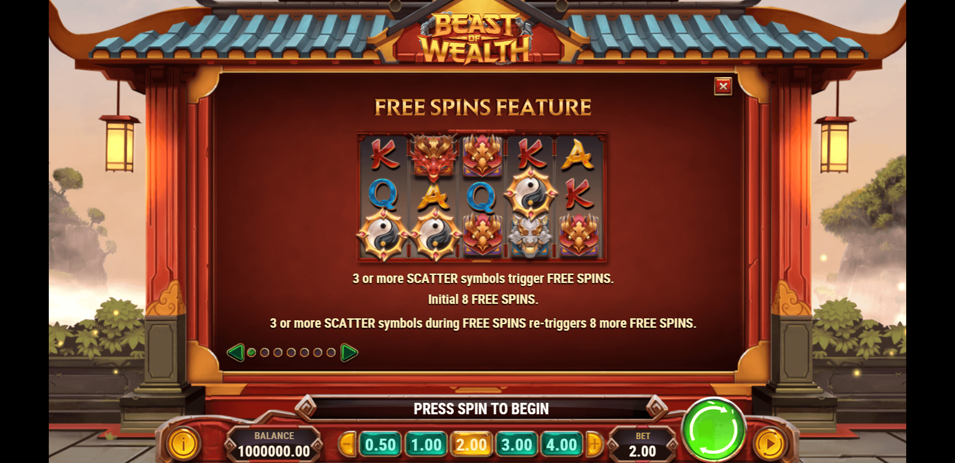 beast of wealth slot machine detail image 0