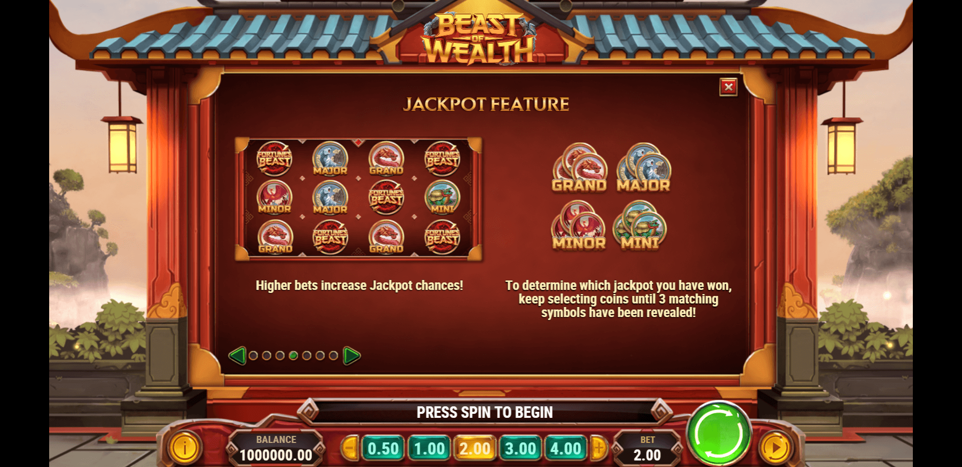 beast of wealth slot machine detail image 4