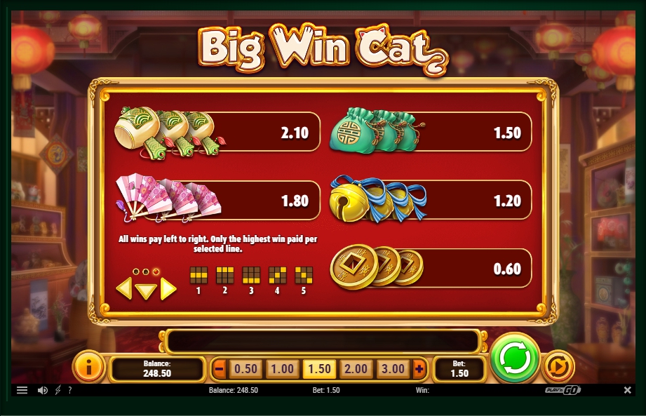 big win cat slot machine detail image 0