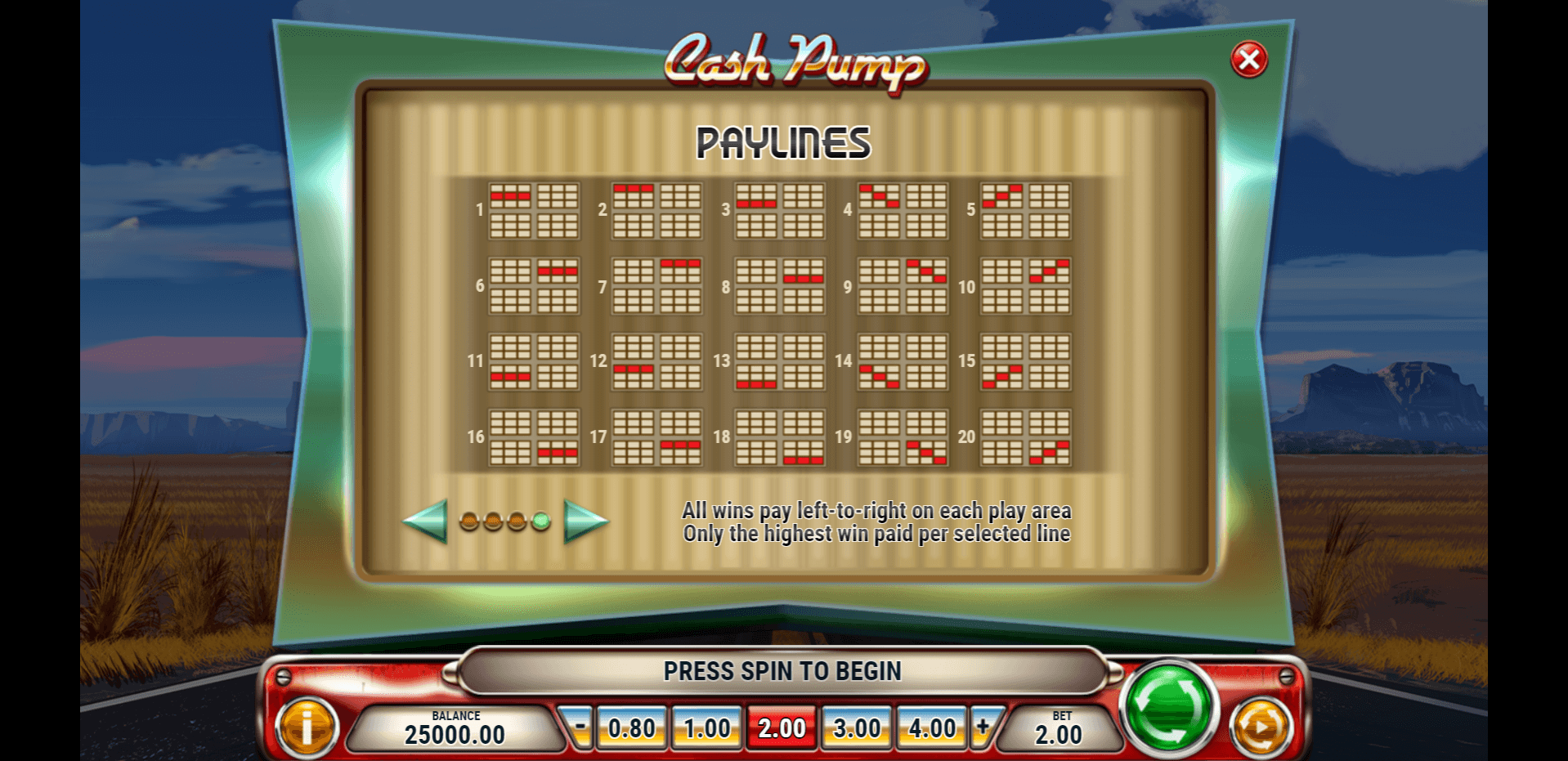 cash pump slot machine detail image 3