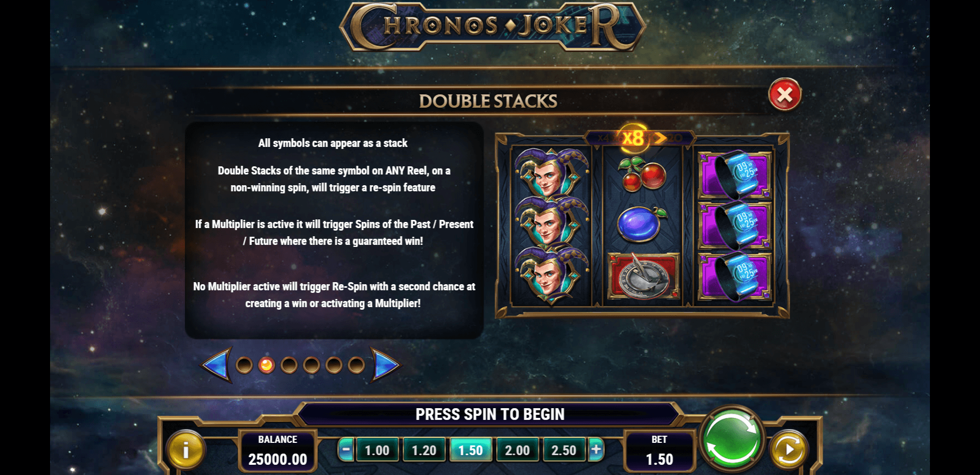 chronos joker slot machine detail image 1