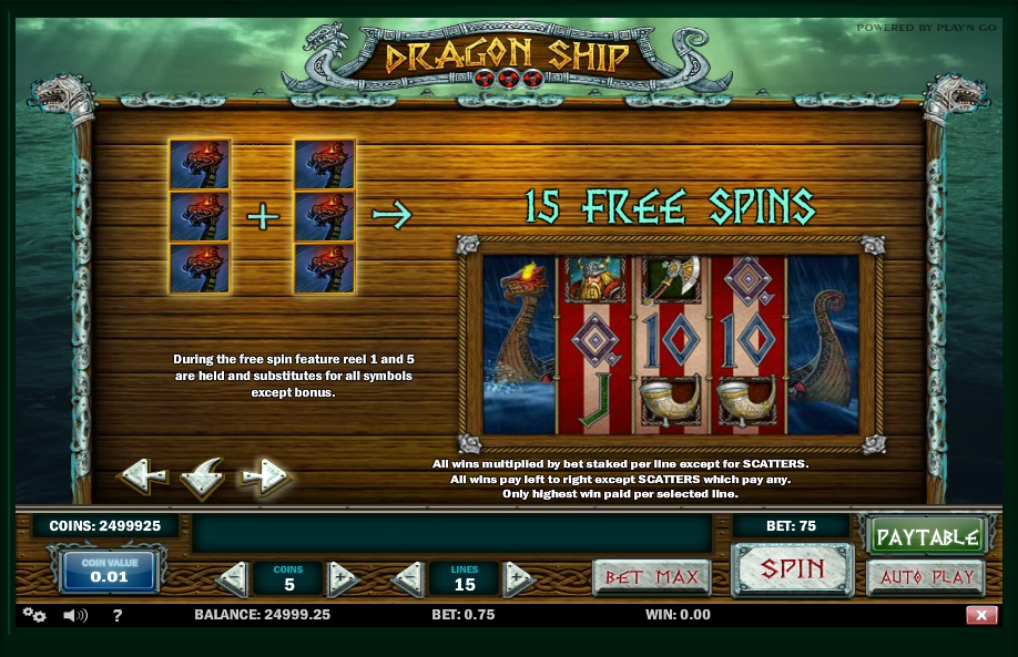 dragon ship slot machine detail image 1