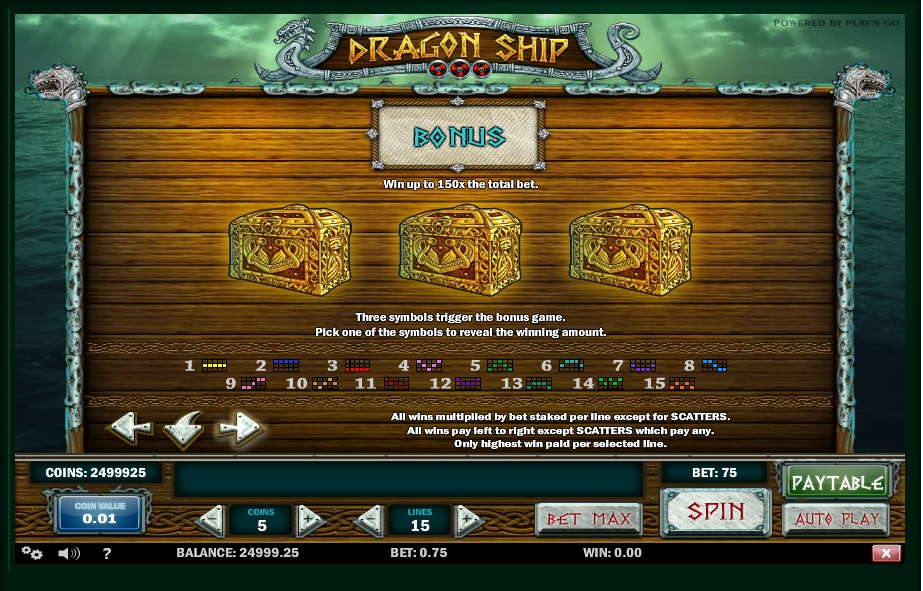 dragon ship slot machine detail image 0