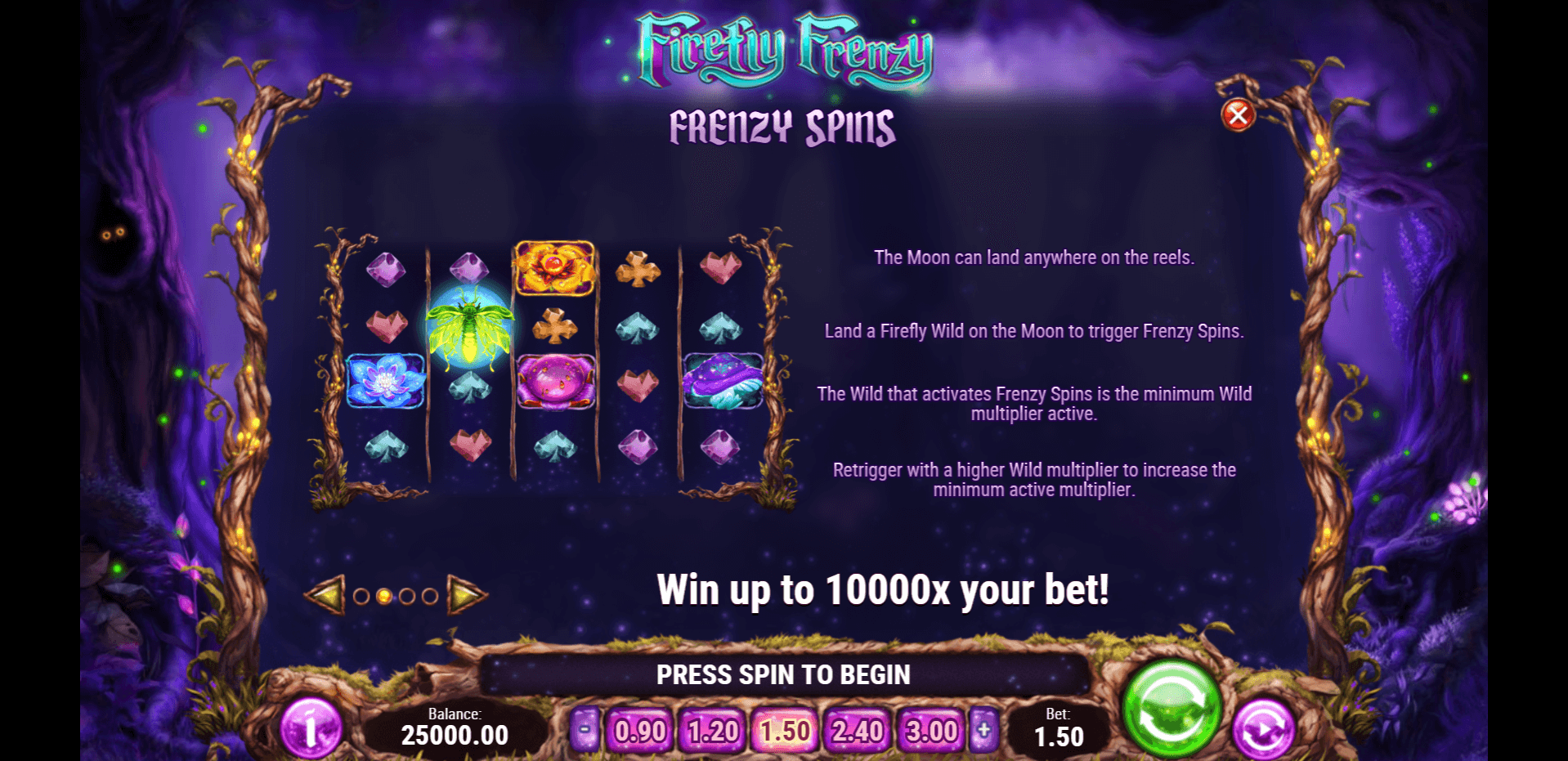 firefly frenzy slot machine detail image 1