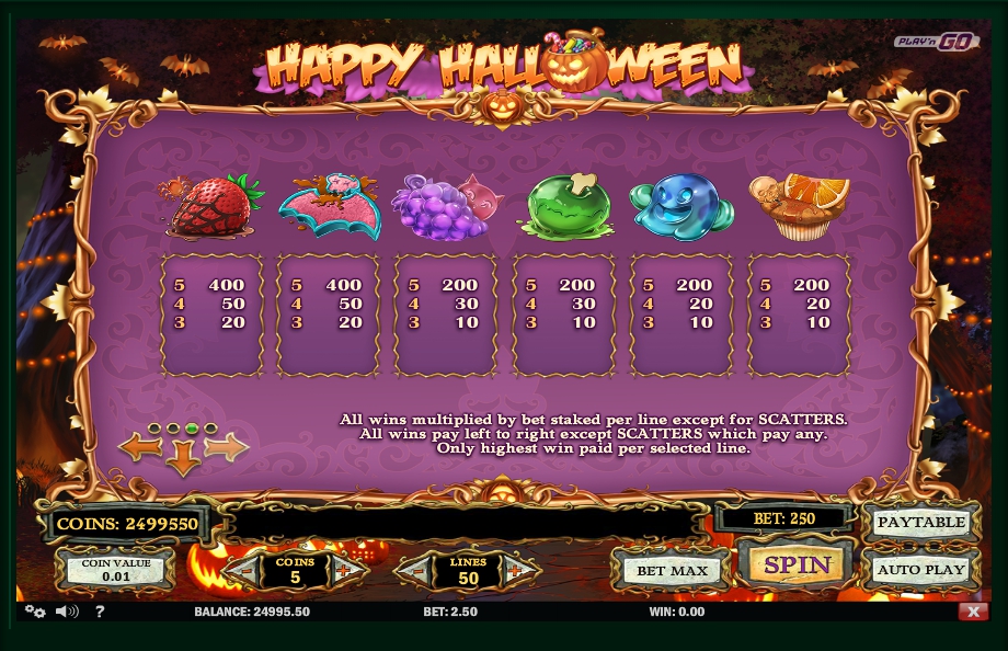 happy halloween slot machine detail image 1