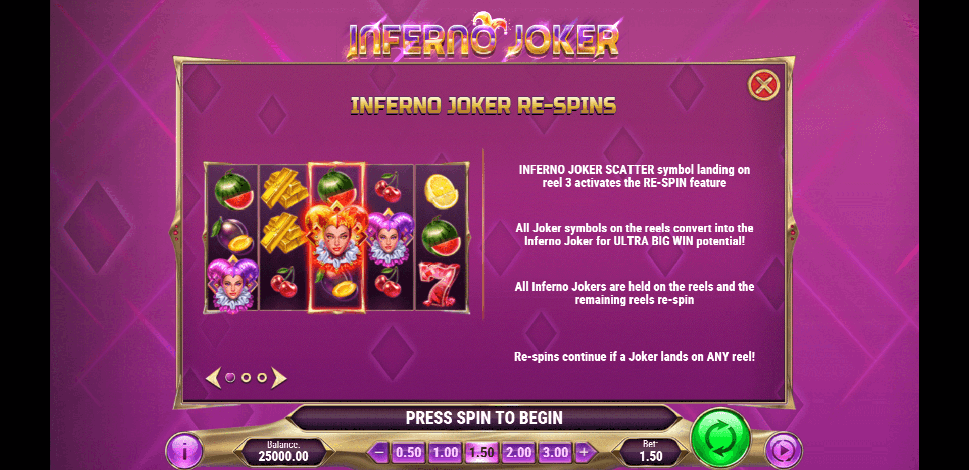 inferno joker slot machine detail image 0