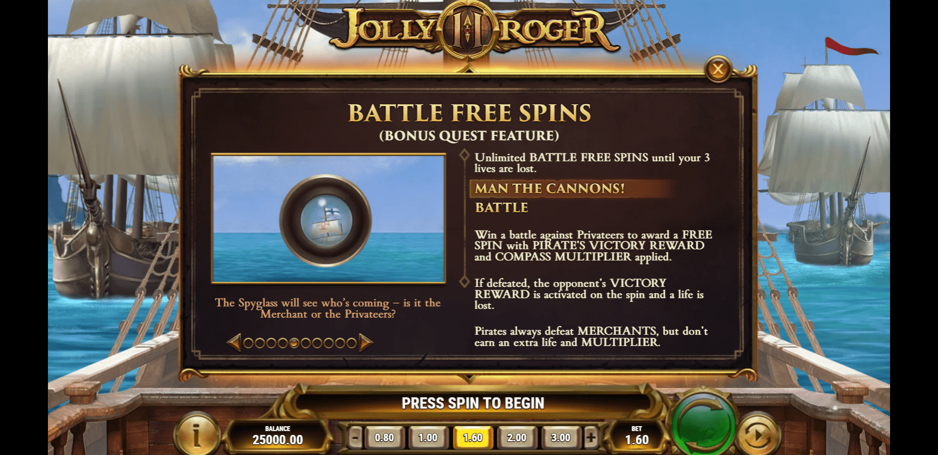 jolly roger 2 slot machine detail image 4