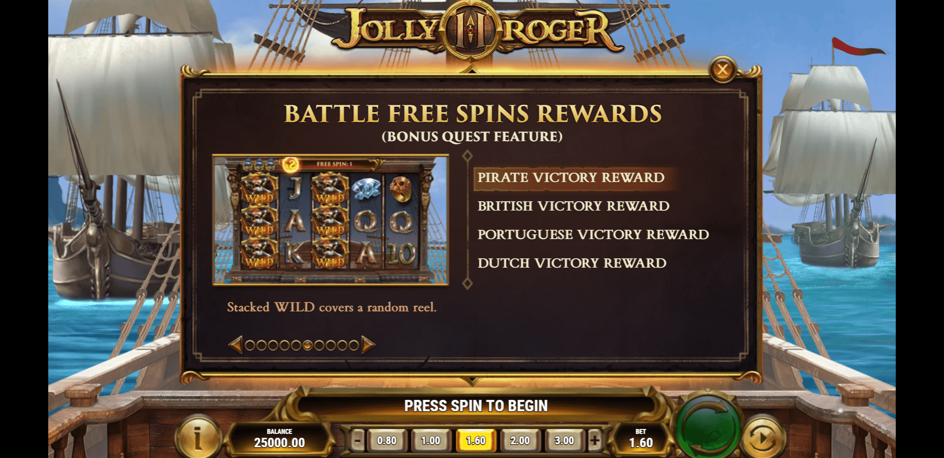jolly roger 2 slot machine detail image 5