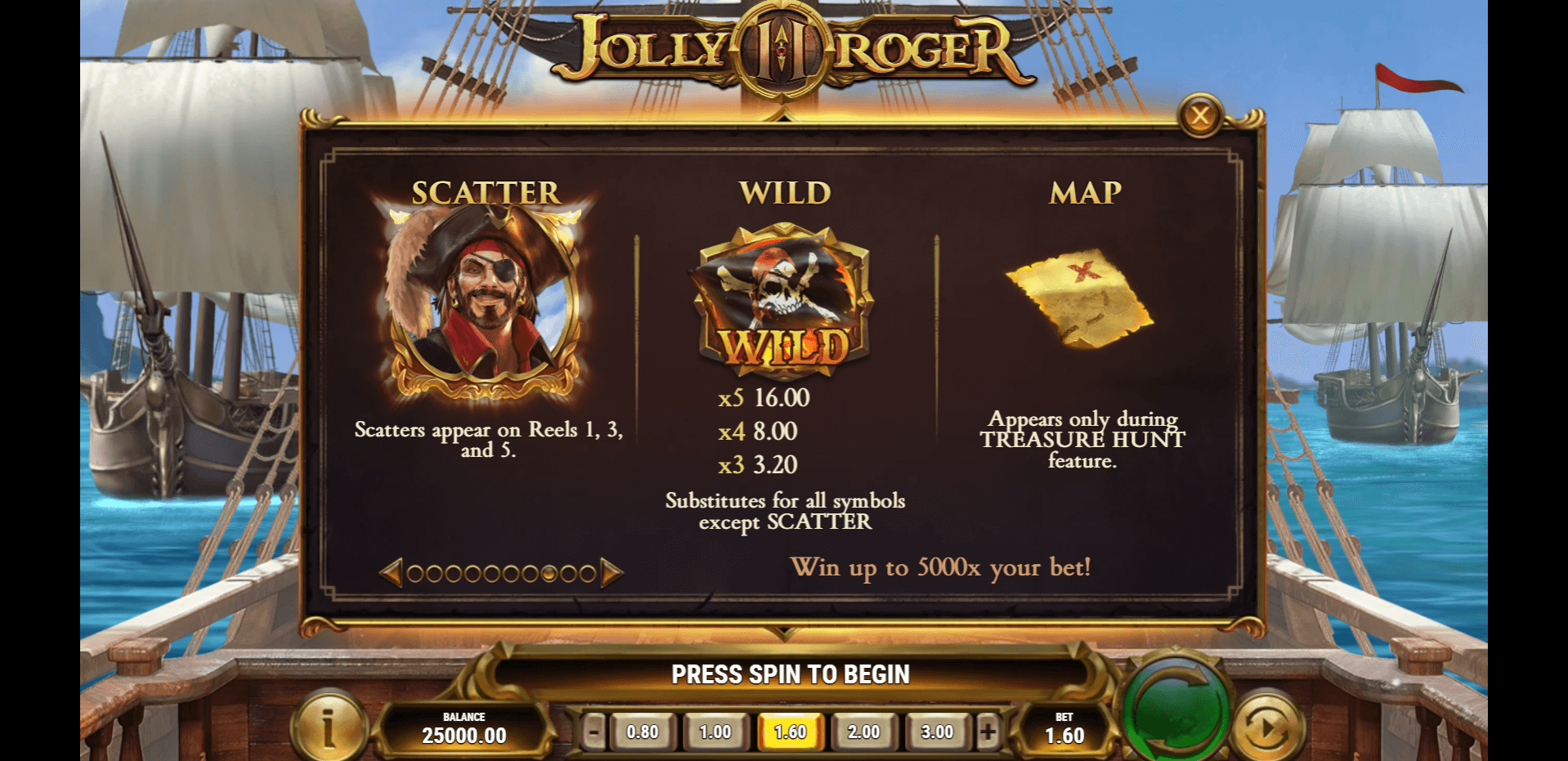 jolly roger 2 slot machine detail image 7