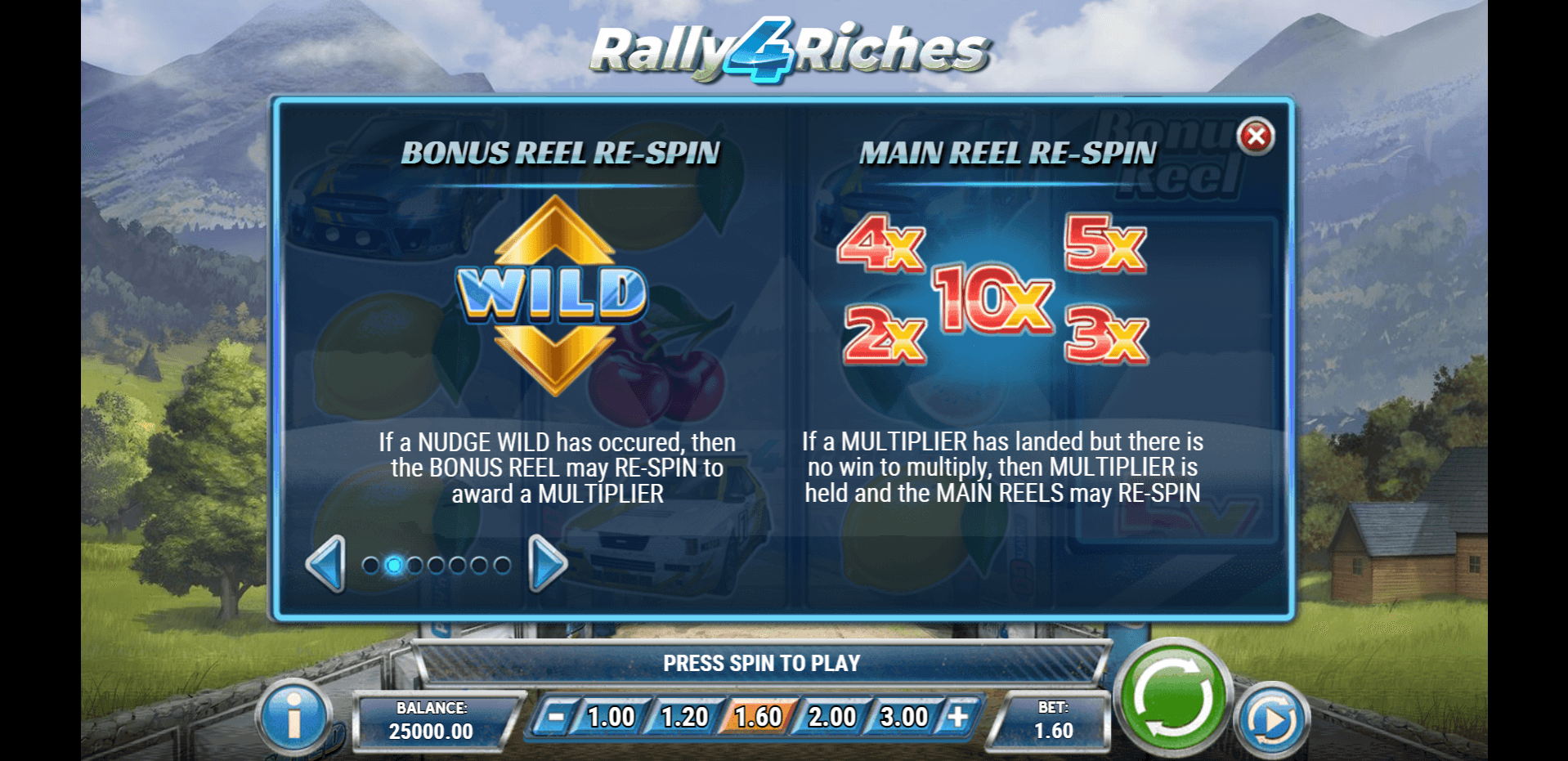 rally 4 riches slot machine detail image 1