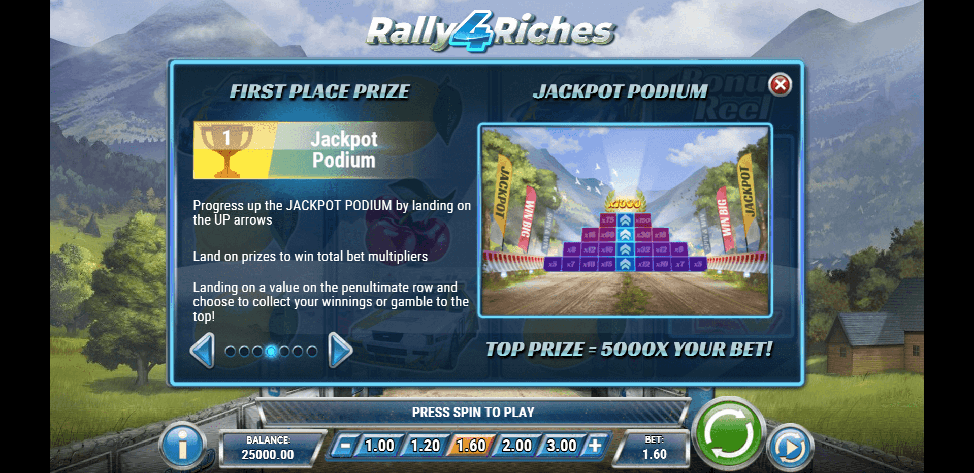 rally 4 riches slot machine detail image 3
