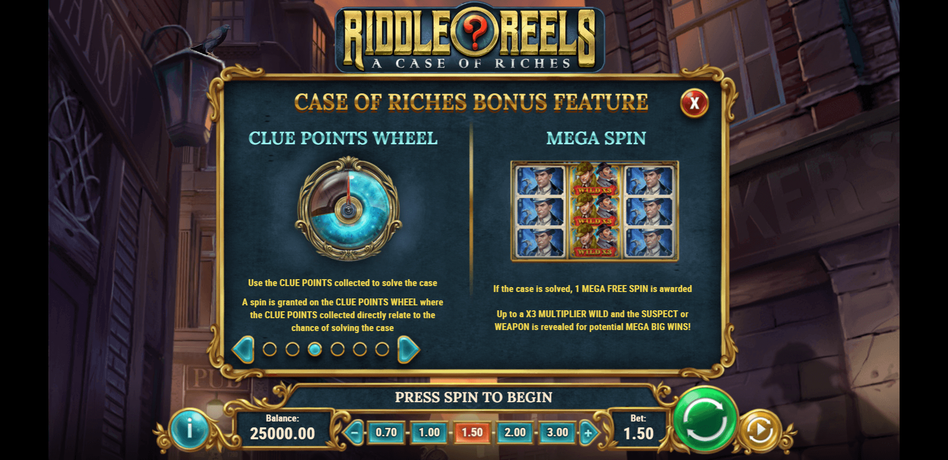 riddle reels slot machine detail image 2