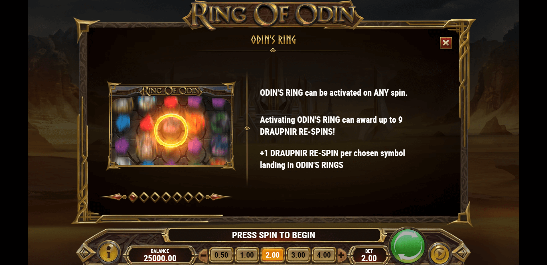 ring of odin slot machine detail image 0