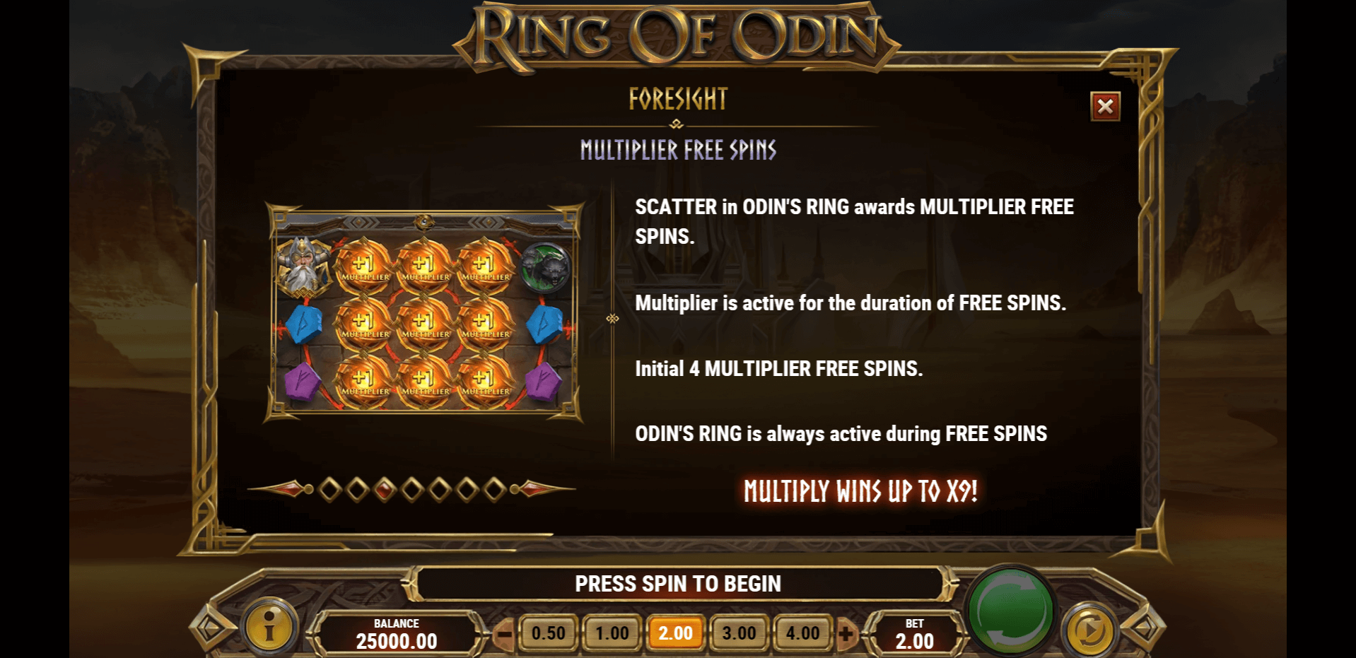 ring of odin slot machine detail image 2