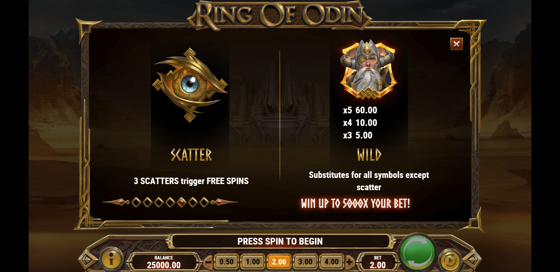ring of odin slot machine detail image 4