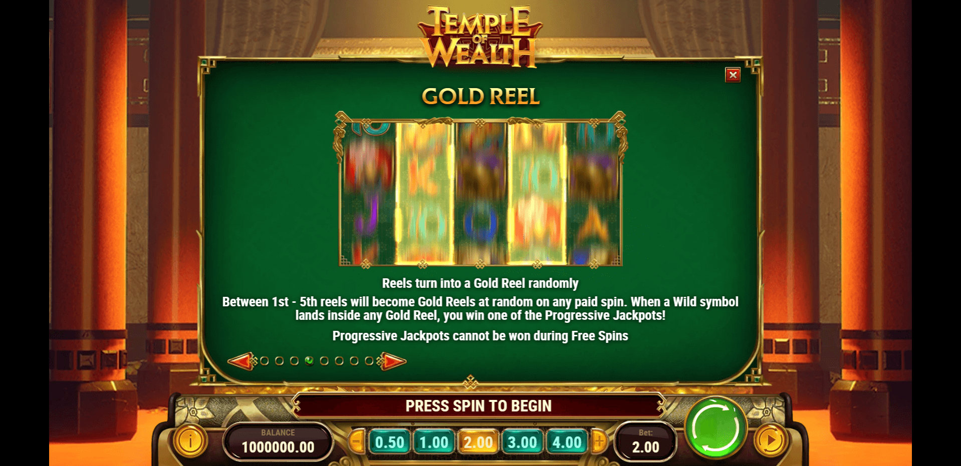 temple of wealth slot machine detail image 3