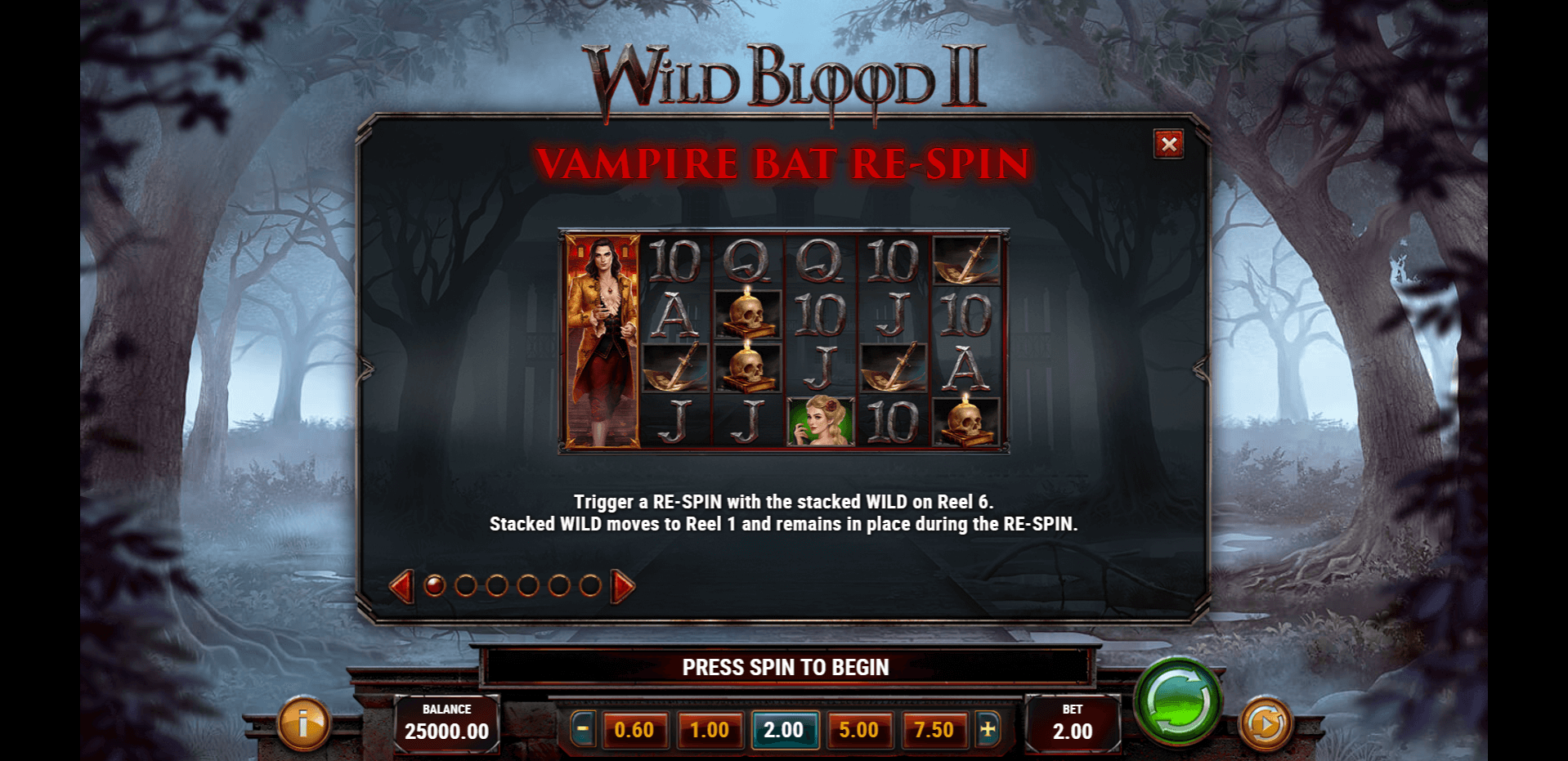 wild blood 2 slot machine detail image 0