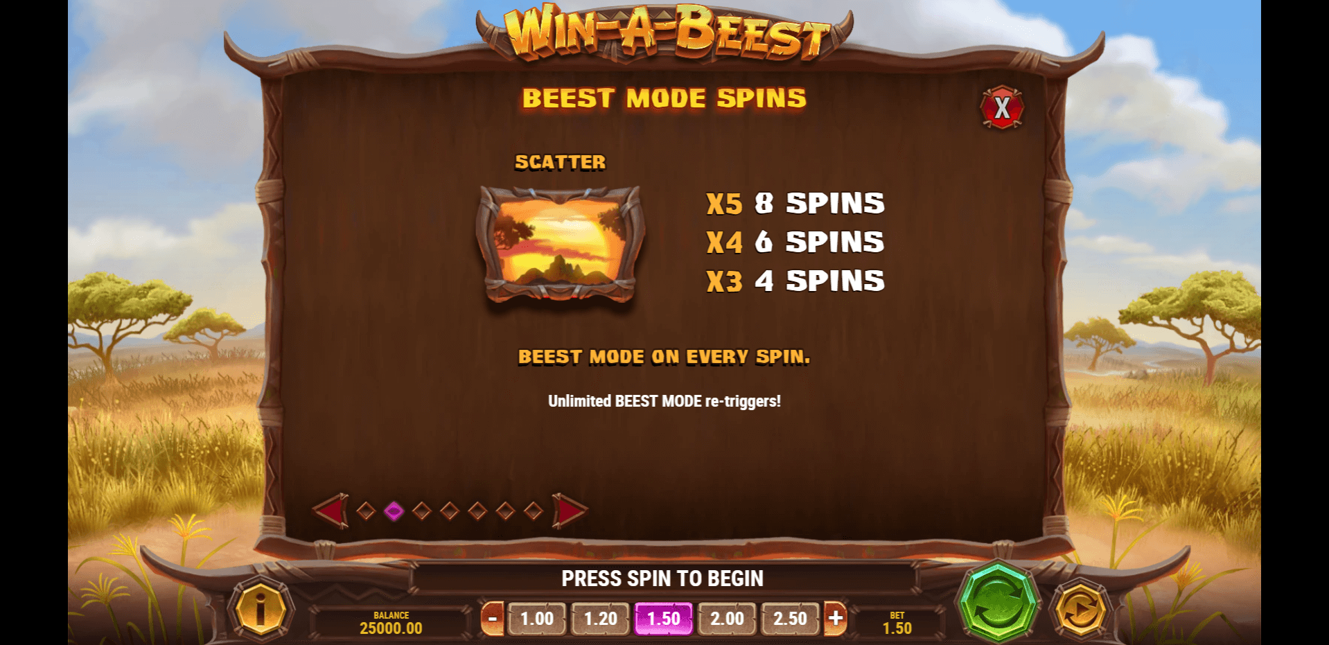 win a beest slot machine detail image 1