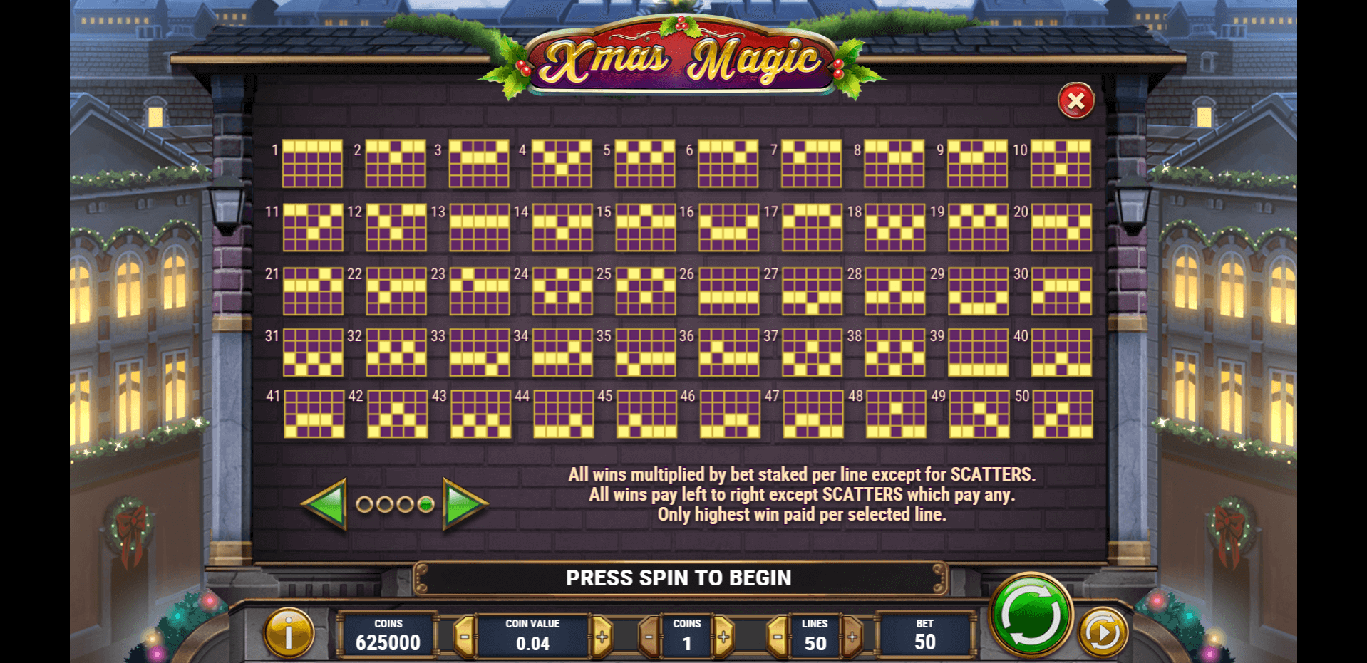 xmas magic slot machine detail image 3