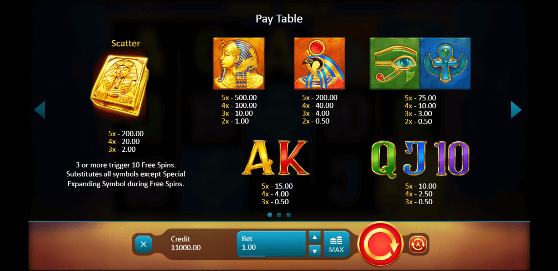 book of gold symbol choice slot machine detail image 1