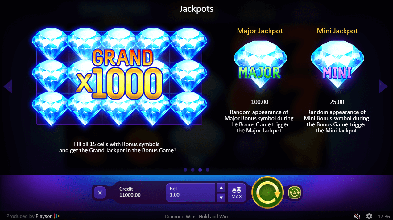 diamond wins slot machine detail image 1