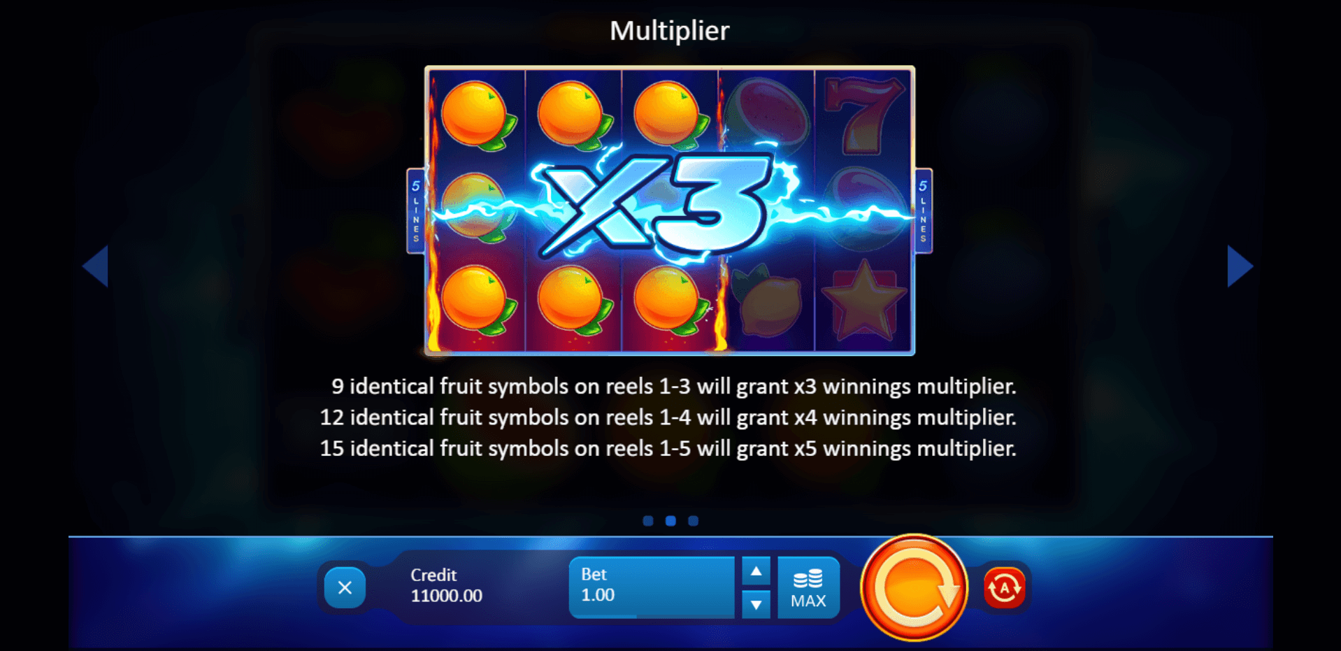 fruit xtreme slot machine detail image 1