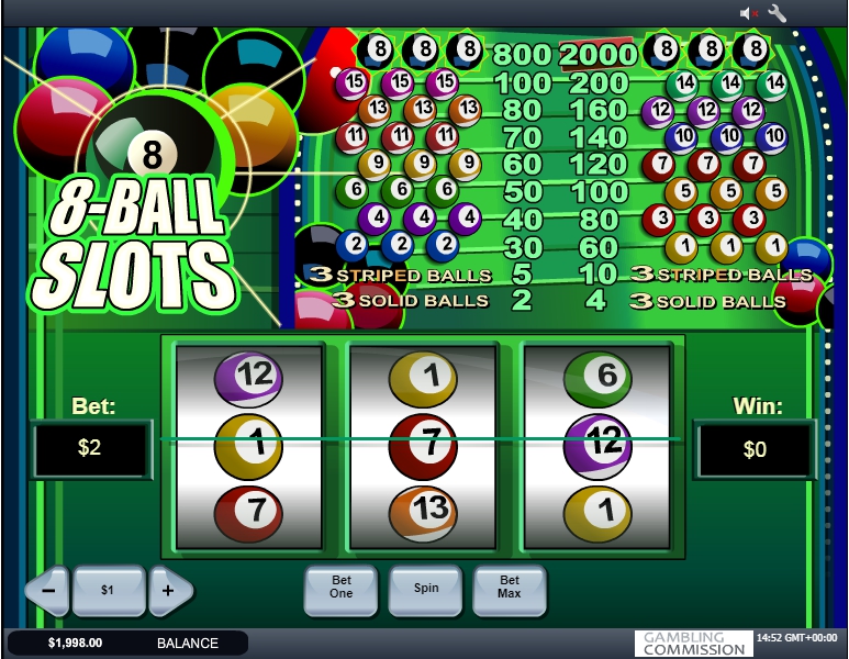 8 ball slot machine detail image 0
