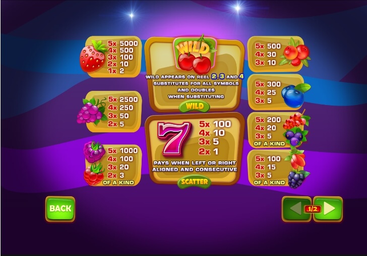 berry berry bonanza slot machine detail image 1