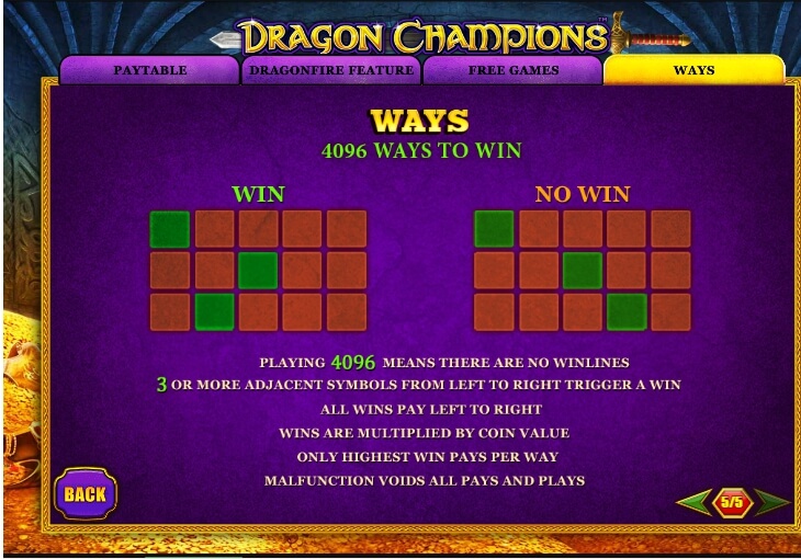 dragon champions slot machine detail image 0