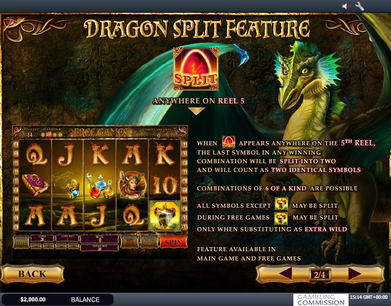 dragon kingdom slot machine detail image 2