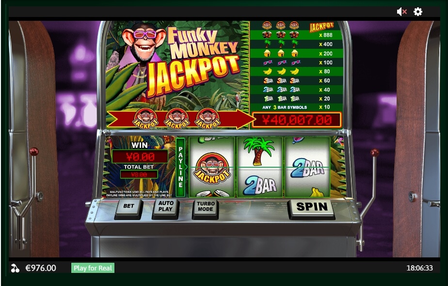 funky monkey jackpot slot machine detail image 1