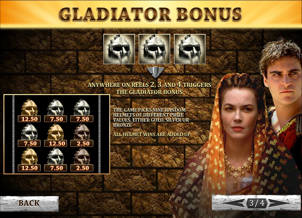 gladiator road to rome slot machine detail image 1